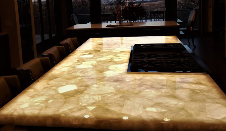 LED Backlight Panel, Countertops and stone